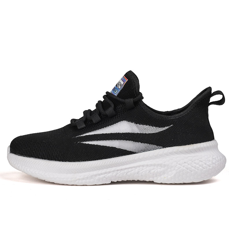 Slip confortable sur les chaussures de course de sport en tricot pour hommes poids léger (1)