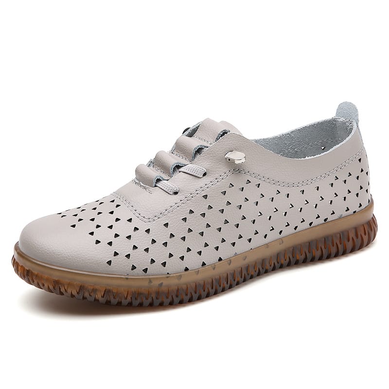 měkké dno dámské boty ploché boty Leather Shoes Flat Leather Shoes (3)